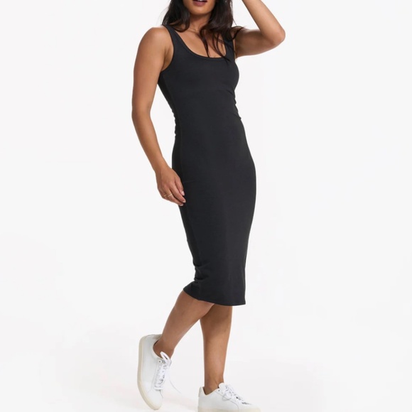VUORI Halo Essential Dress, size L, Black Heather - Picture 1 of 3